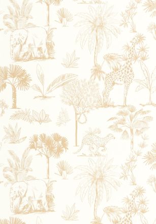 Papier  Peint Balade Dans La Savane Caselio