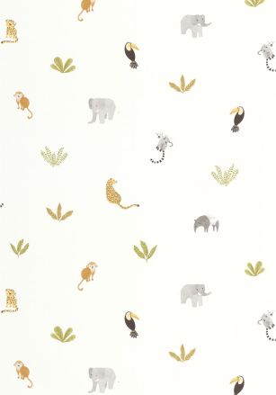 Papier  Peint Companions Of The Jungle Casadeco