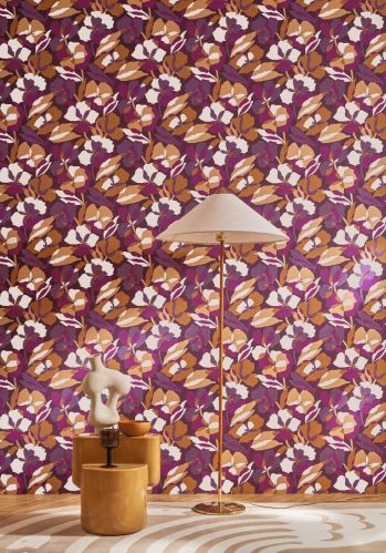 Echantillon Papier Peint Amaryllis Casamance