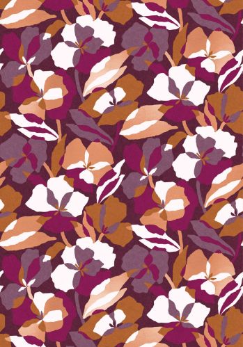 Echantillon Papier Peint Amaryllis Casamance