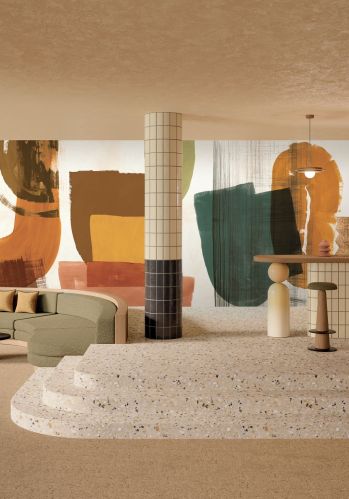 Echantillon Papier Peint Geo Audrey Casamance