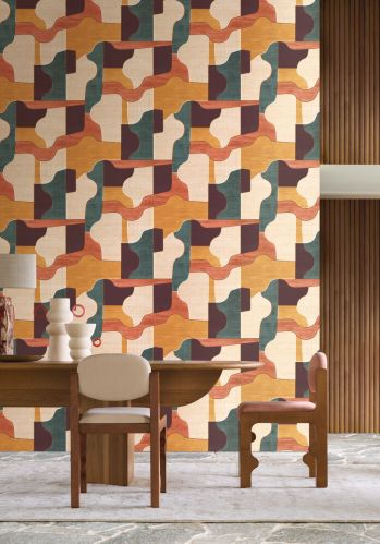 Echantillon Papier Peint Modernismo Casamance