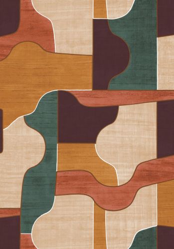 Echantillon Papier Peint Modernismo Casamance