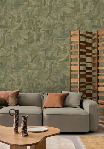 Echantillon Papier Peint Intarsia Casamance