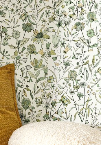 Echantillon Papier Peint Jardin De Giverny Caselio