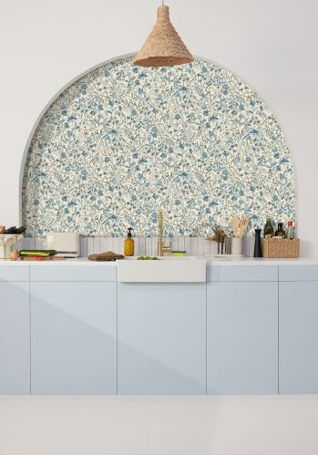 Echantillon Papier Peint Jardin De Giverny Caselio