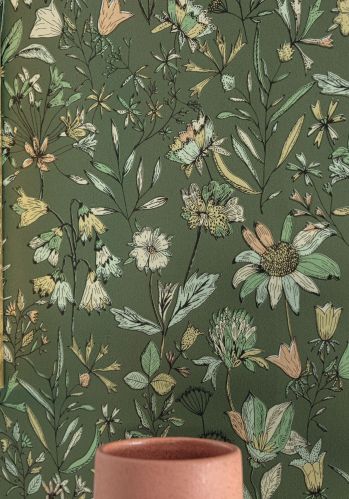 Echantillon Papier Peint Jardin De Giverny Caselio