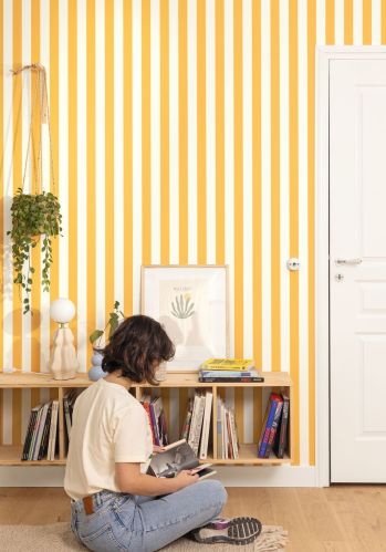 Echantillon Papier Peint Little Lines Caselio