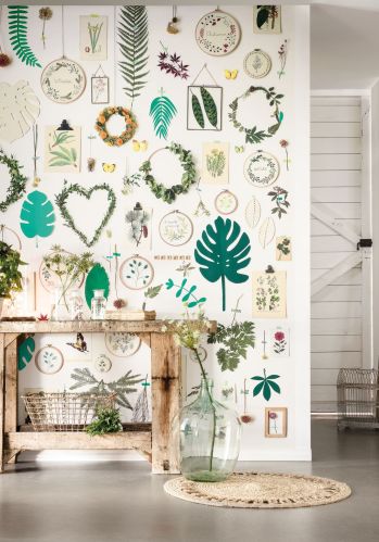 Echantillon Papier Peint Beauty Full Image Pano La Vie En Green Caselio