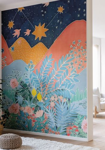 Echantillon Papier Peint Beauty Full Image Panoramique Dreamland Caselio