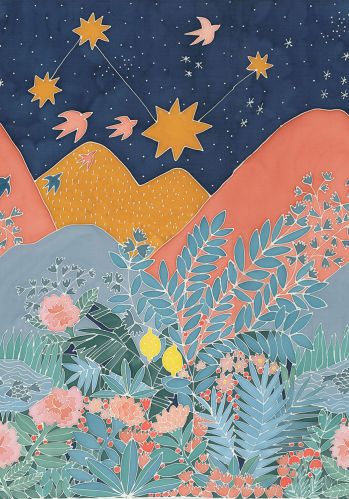 Echantillon Papier Peint Beauty Full Image Panoramique Dreamland Caselio