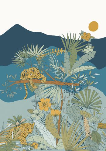 Echantillon Papier Peint Odyssee Panoramique Kenya Caselio