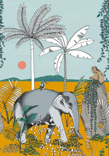 Echantillon Papier Peint Secret Trip Caselio