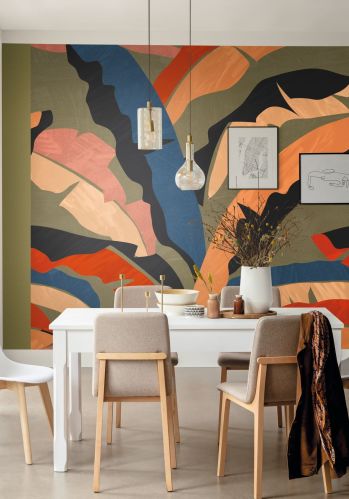 Echantillon Papier Peint Panoramique Plumosa Caselio