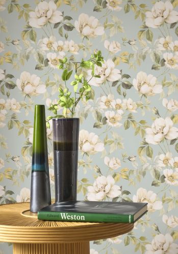 Papier  Peint Sous Les Rosiers Casadeco