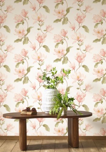 Papier  Peint Brume De Magnolia Casadeco