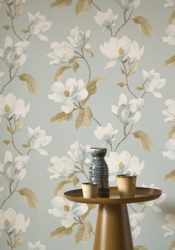 Papier  Peint Brume De Magnolia Casadeco
