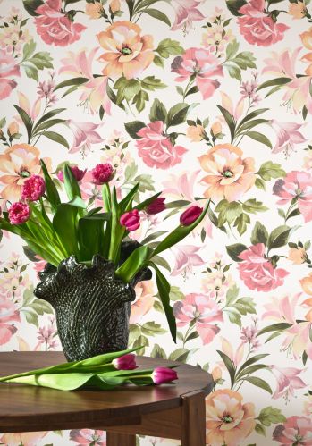 Papier  Peint Bouquet D'ÉtÉ Casadeco