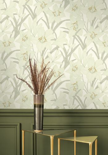 Papier  Peint Clair De Lys Casadeco