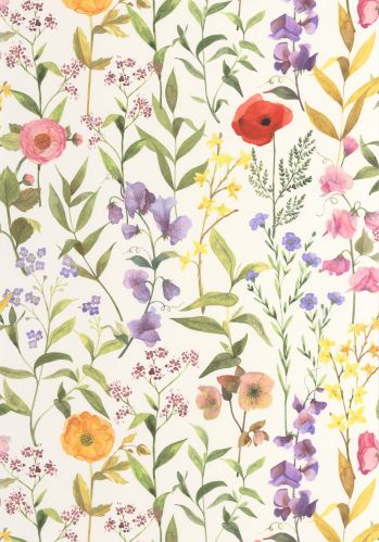 Papier  Peint Fleurs Des Champs Casadeco