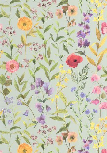 Papier  Peint Fleurs Des Champs Casadeco