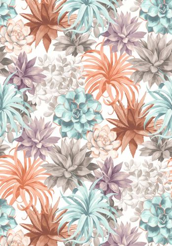 Papier  Peint Botanica Echeveria Casadeco