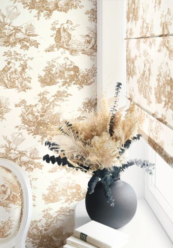 Echantillon Papier Peint Scene D'ÉtÉ Casadeco