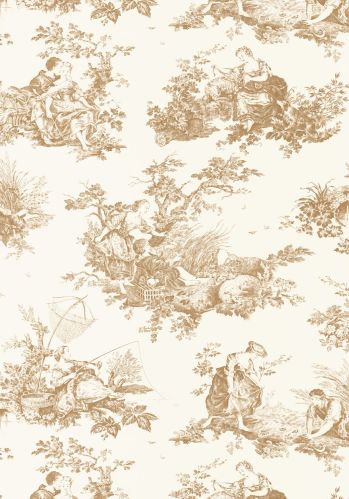 Echantillon Papier Peint Scene D'ÉtÉ Casadeco