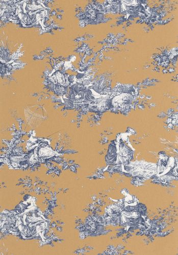 Echantillon Papier Peint Scene D'ÉtÉ Casadeco