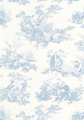 Echantillon Papier Peint Scene D'ÉtÉ Casadeco