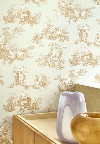 Echantillon Papier Peint Scene D'ÉtÉ Casadeco