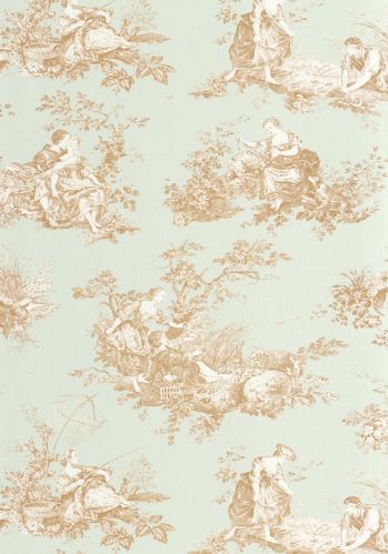 Echantillon Papier Peint Scene D'ÉtÉ Casadeco