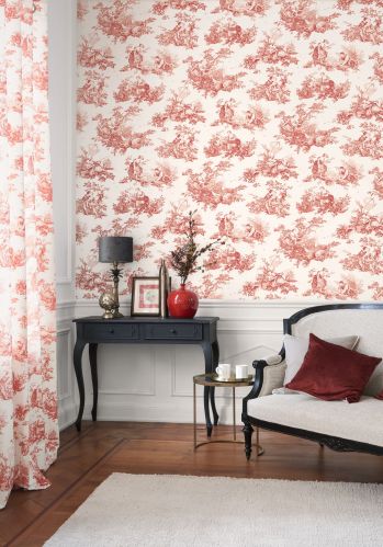 Echantillon Papier Peint Scene D'ÉtÉ Casadeco