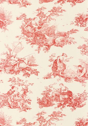 Echantillon Papier Peint Scene D'ÉtÉ Casadeco