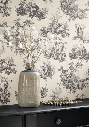 Echantillon Papier Peint Scene D'ÉtÉ Casadeco