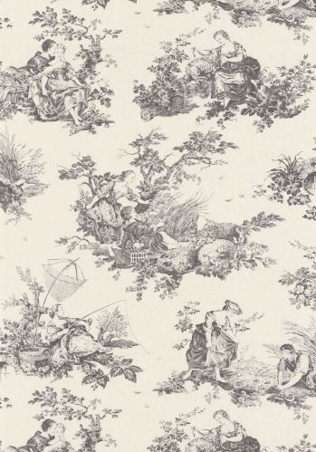 Echantillon Papier Peint Scene D'ÉtÉ Casadeco