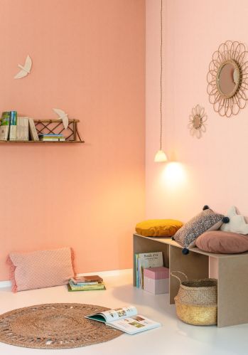 Papier  Peint Uni Natte Metallises Caselio