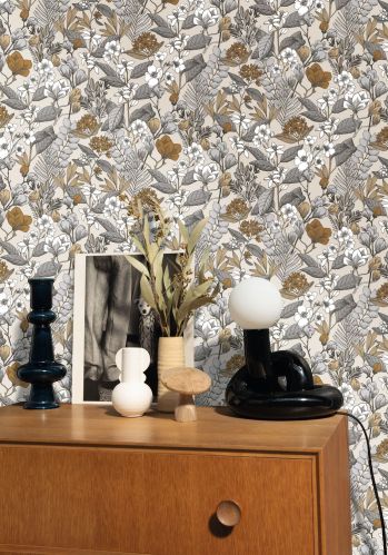 Papier  Peint Flower Power May Caselio