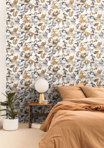 Papier  Peint Flower Power July Caselio