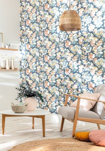 Papier  Peint Flower Power July Caselio