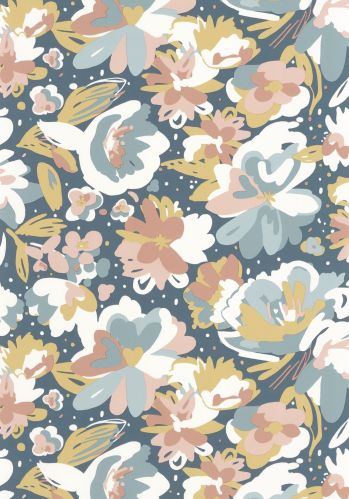 Papier  Peint Flower Power July Caselio
