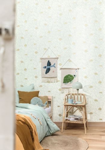 Papier  Peint Fish And Chips Caselio