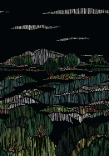 Panoramique Obscurite Vegetale Casadeco