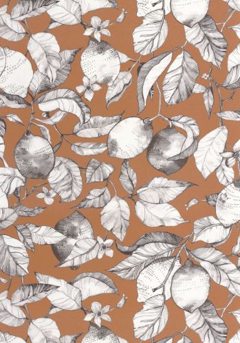 Papier  Peint Lemon Tree Casadeco