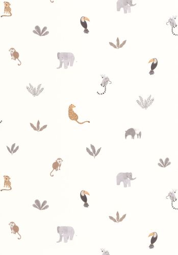 Papier  Peint Companions Of The Jungle Casadeco