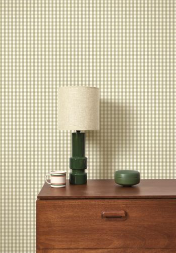 Papier  Peint Gingham Charm Casadeco