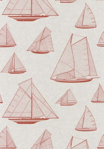 Papier  Peint Bateau Au Trait Casadeco