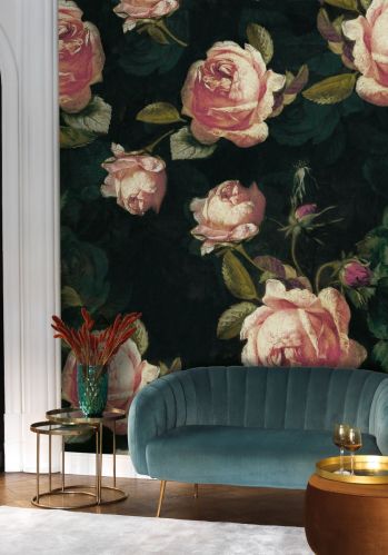 Panoramique Beauty Full Image English Roses Casadeco