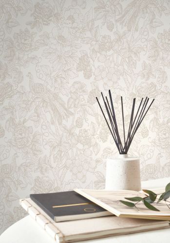 Papier  Peint Delicacy Feather Casadeco