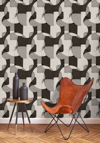 Papier  Peint Op'art Casadeco